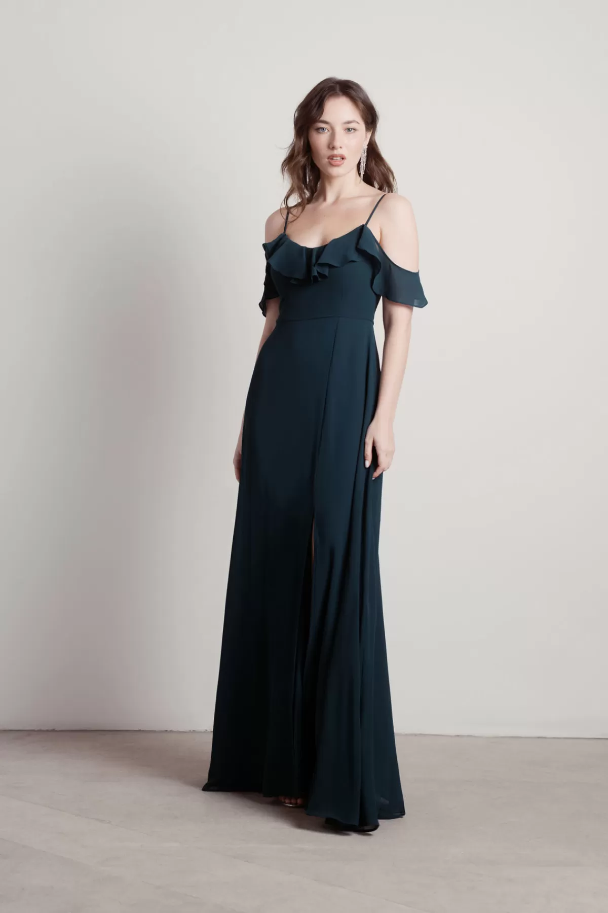 Tobi Just Yearning Off The Shoulder Slit Maxi Dress - * Bump Friendly Dresses | Mother Of The Bride Groom Dresses