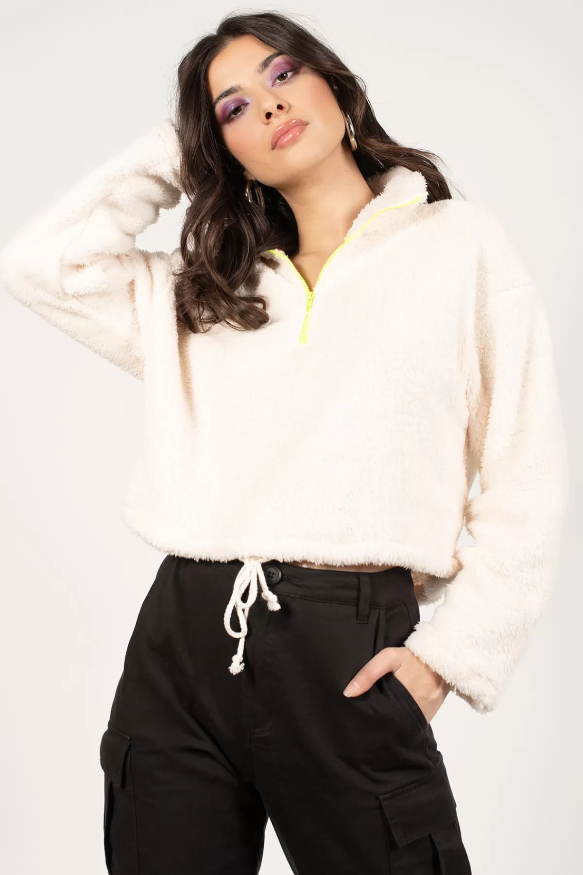 Tobi Kalla Fuzzy Sweater - * Long Sleeve Tops