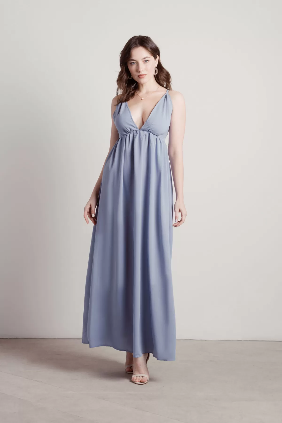 Tobi Kallie Deep V Empire Maxi Dress - * Bump Friendly Dresses | Grandmother Of The Bride Dresses