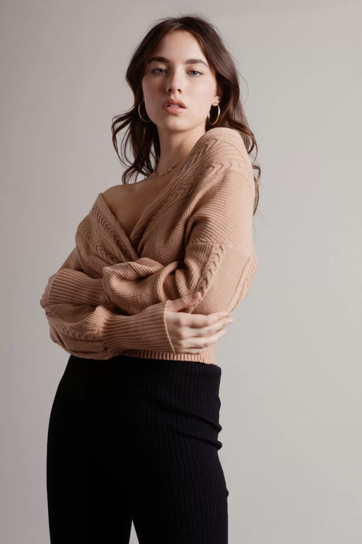 Tobi Kaylan Surplice Sweater - * Long Sleeve Tops | Sweaters & Cardigans