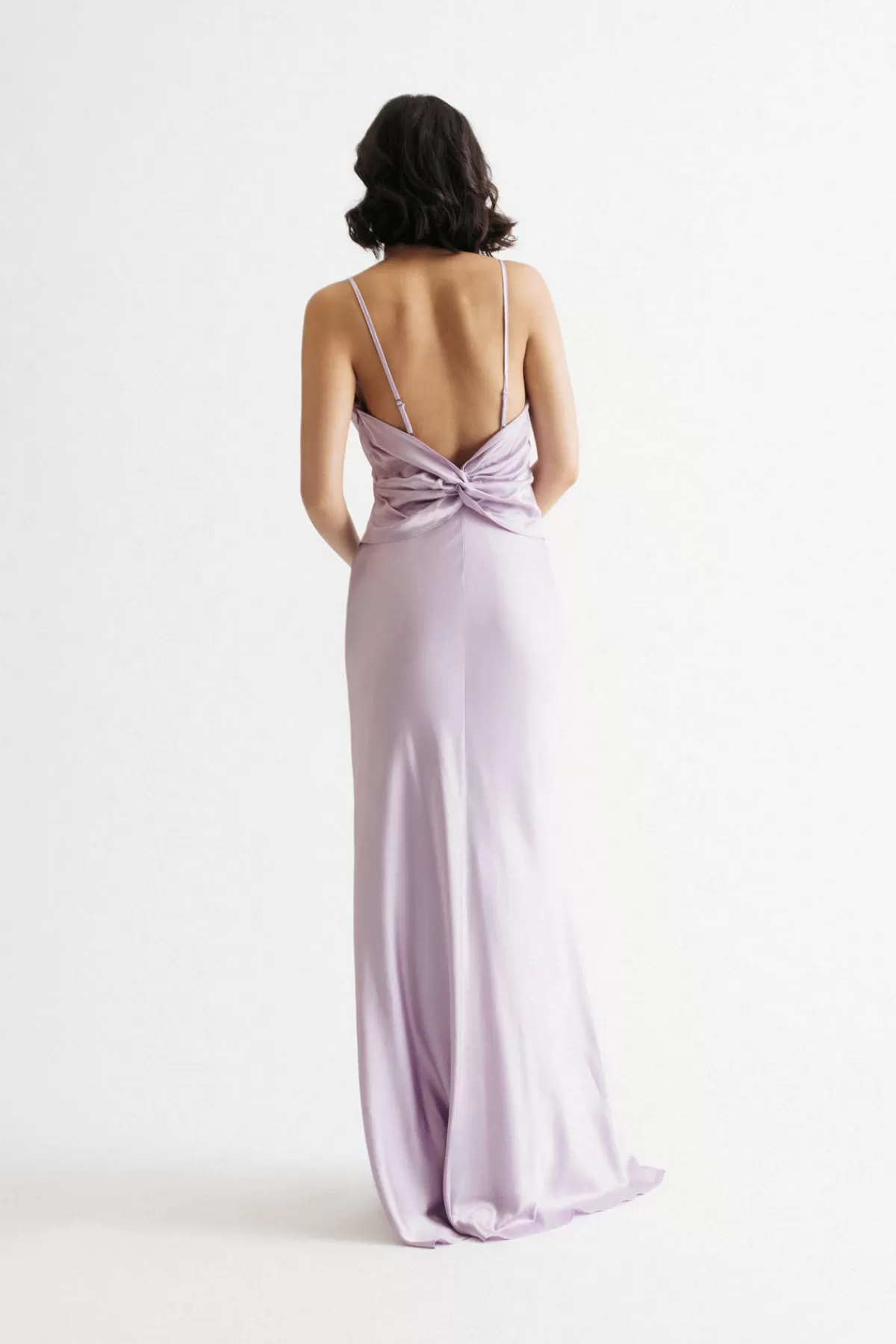 Tobi Kaylin Satin Mermaid Maxi Dress - Lavender* Wedding Guest Dresses | Winter Formal Dresses