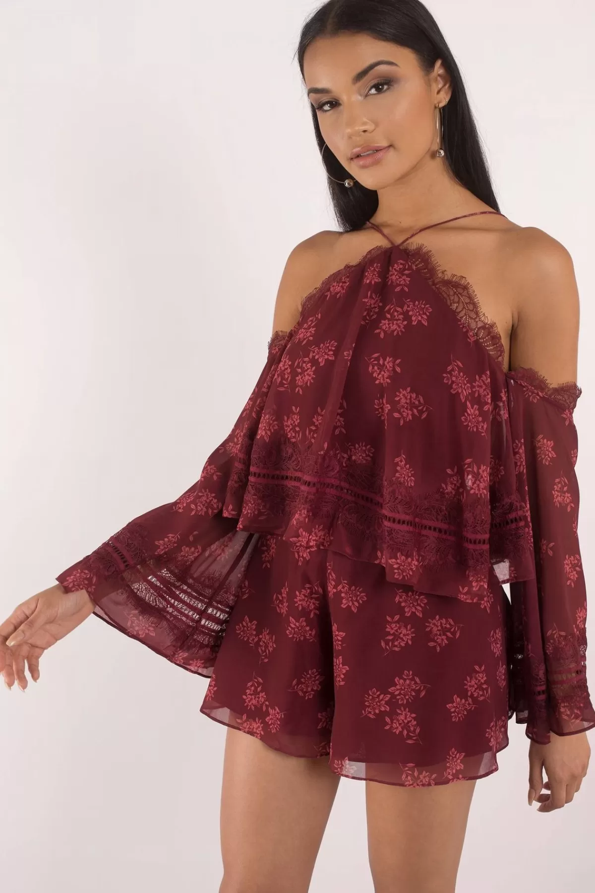 Tobi Keepsake Moonlight Cold Shoulder Romper - * Halloween Outfits | Festival Outfits & Clothing