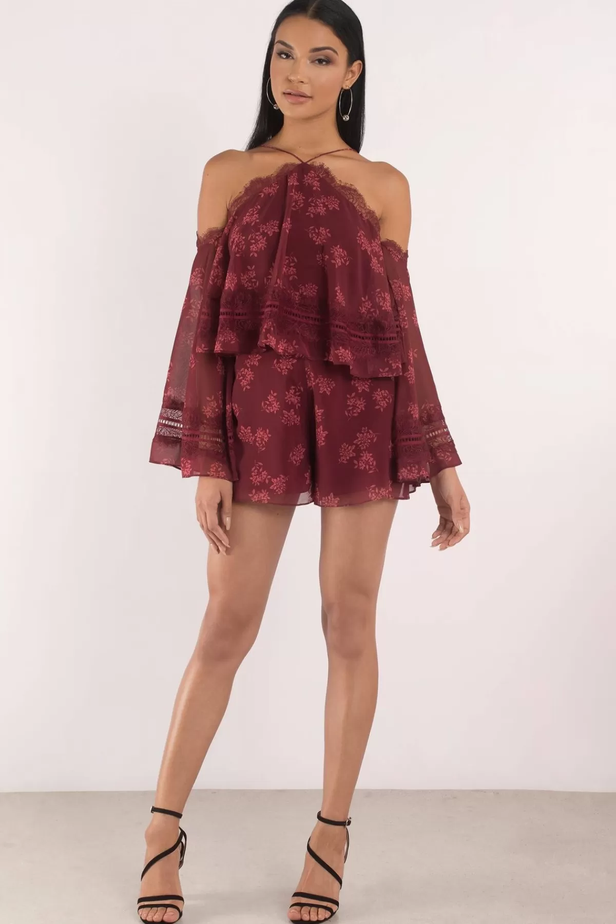 Tobi Keepsake Moonlight Cold Shoulder Romper - * Halloween Outfits | Festival Outfits & Clothing