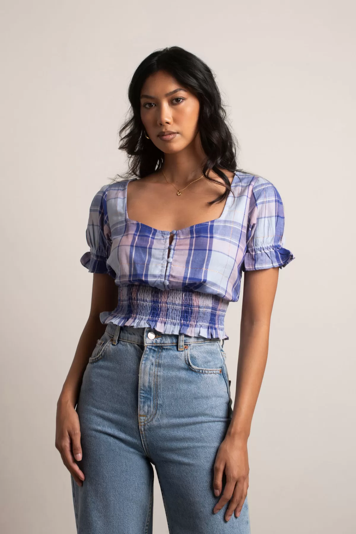 Tobi Kiaan Crop Top - * Blouses & Shirts | Puff Sleeve Tops