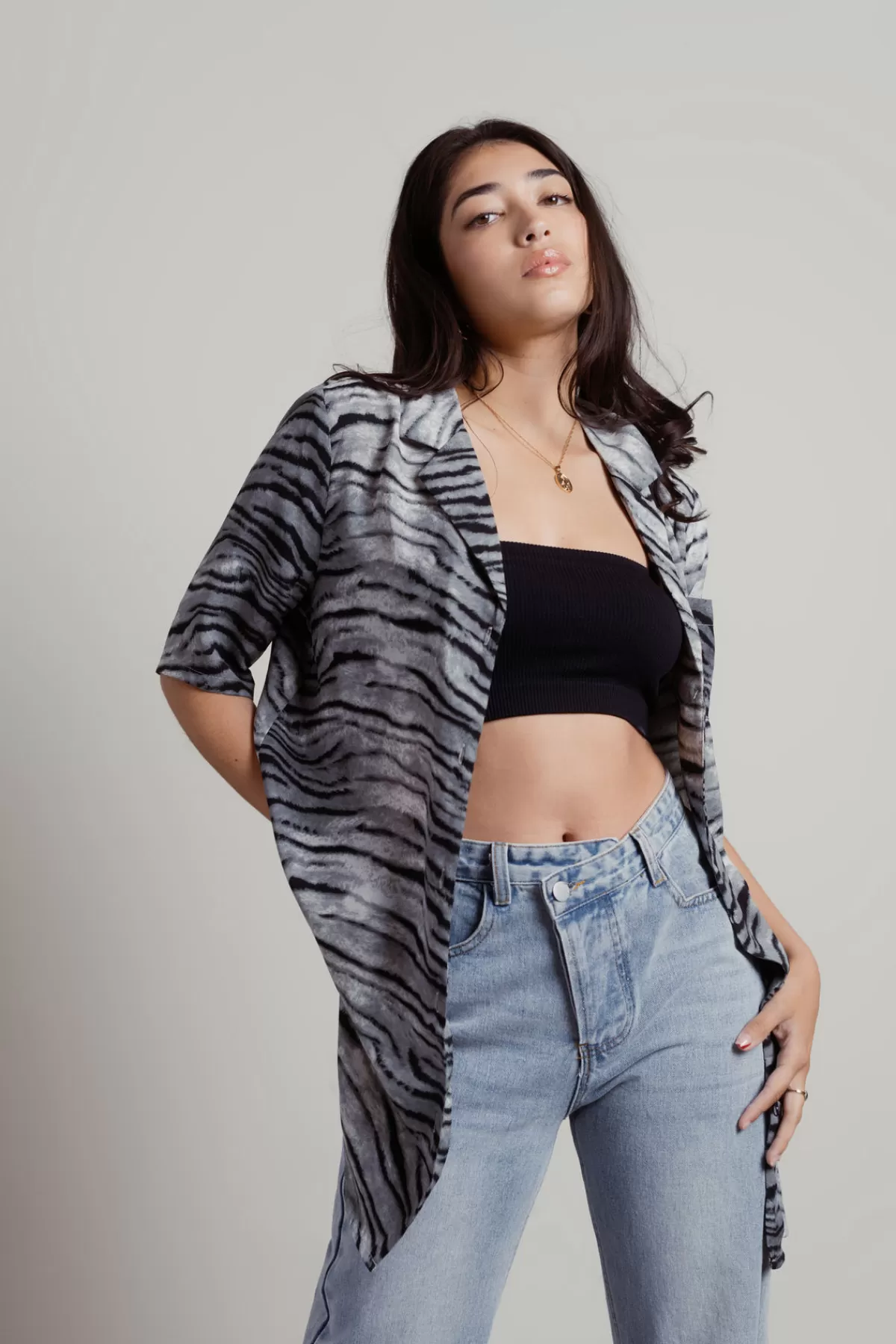 Tobi Kimora Tiger Print Shirt - * Going Out Tops