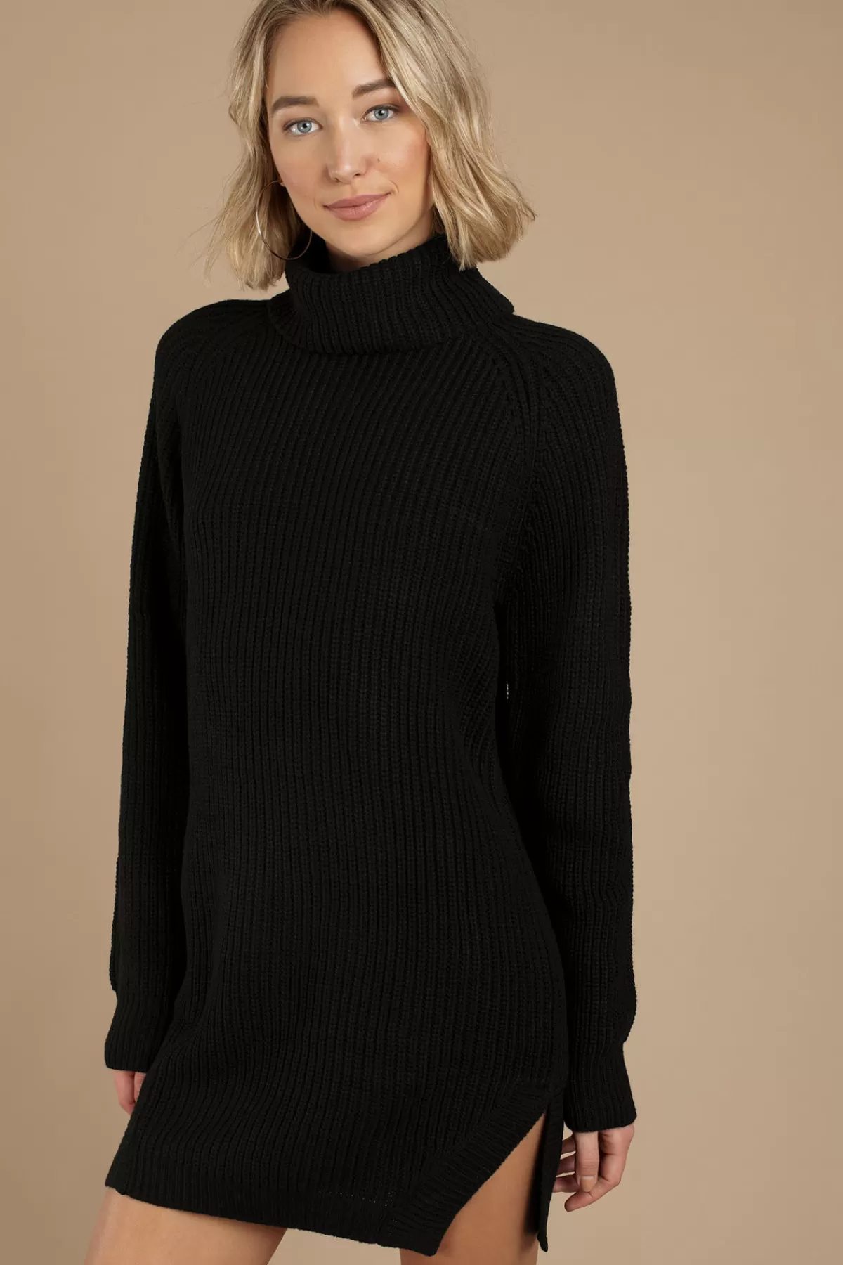 Tobi Knit While You're Ahead Sweater Dress* Long Sleeve Tops | Sweaters & Cardigans