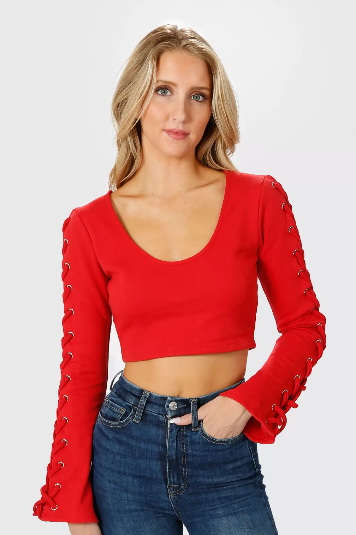 Tobi Knot Sorry Crop Top - Red* Vacation Shop | Night Club Outfits