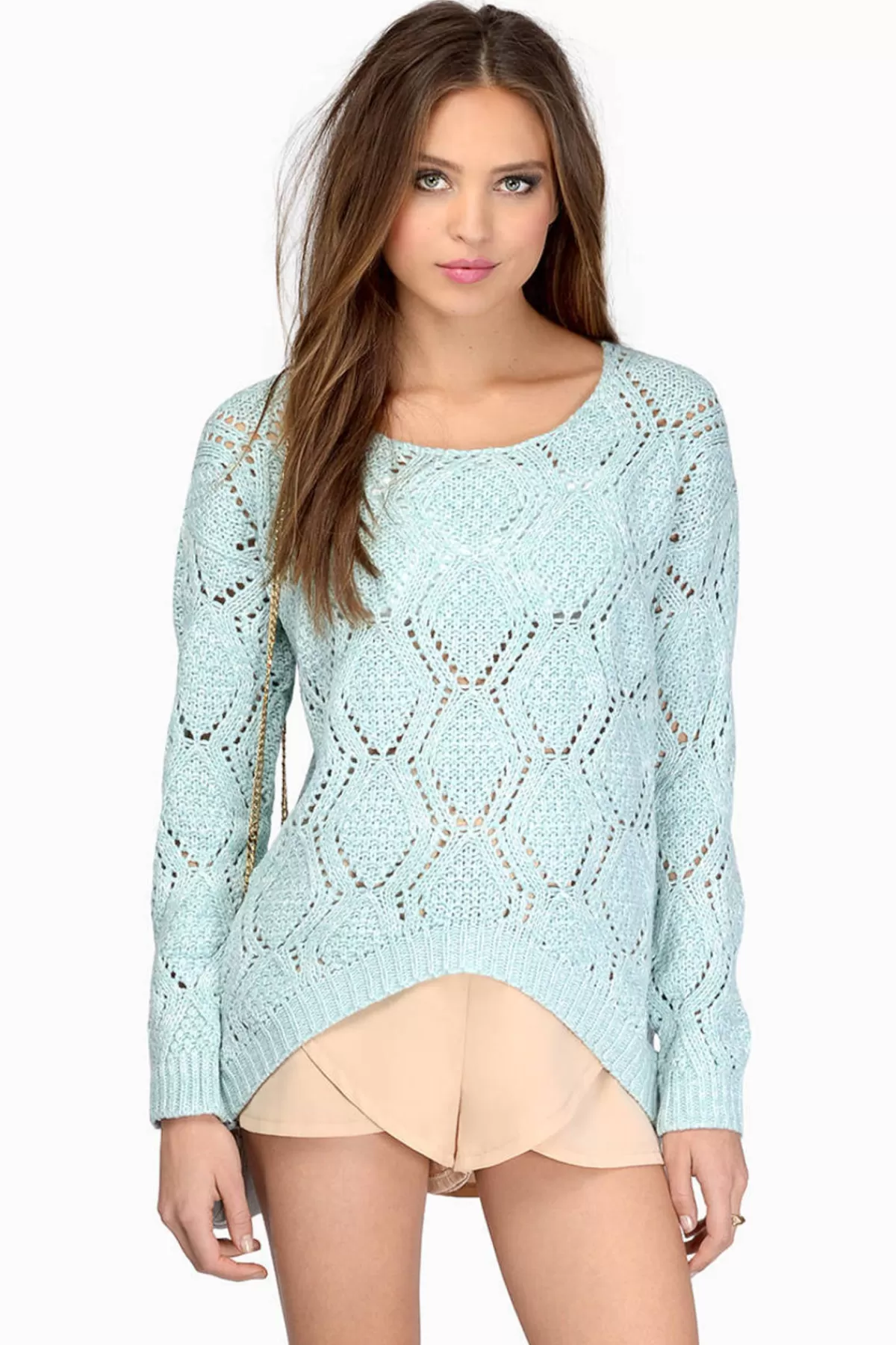 Tobi Krista Crochet Sweater - * Sweaters & Cardigans