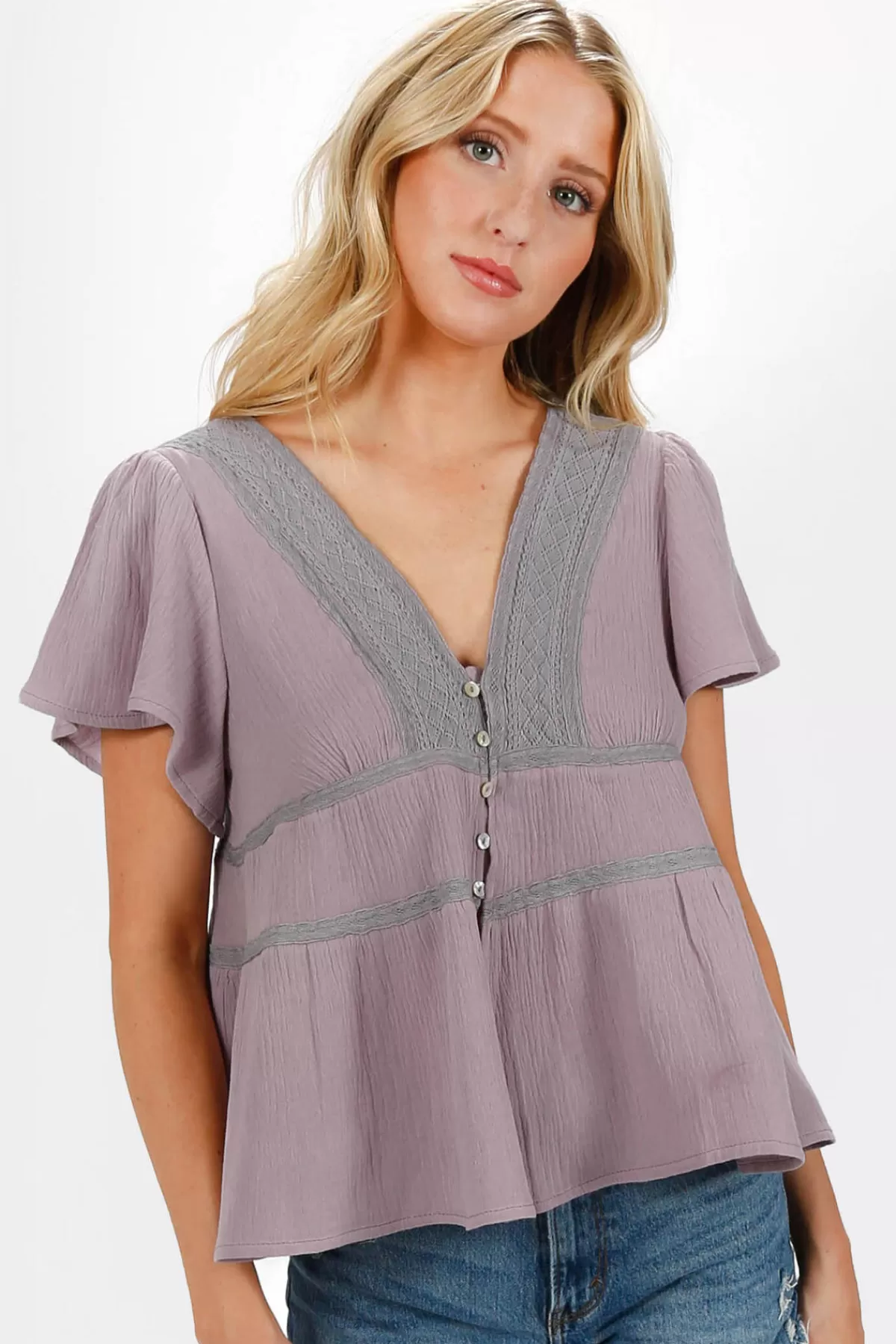 Tobi Leia Tiered Blouse - * Blouses & Shirts