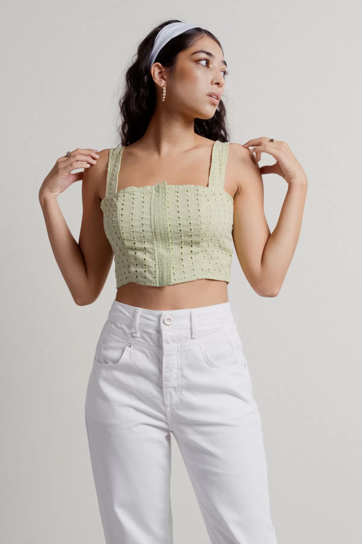 Tobi Lemon Lime Crop Top - * Night Club Outfits | Going Out Tops