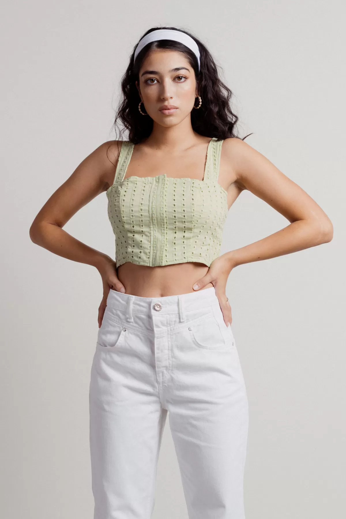 Tobi Lemon Lime Crop Top - * Night Club Outfits | Going Out Tops