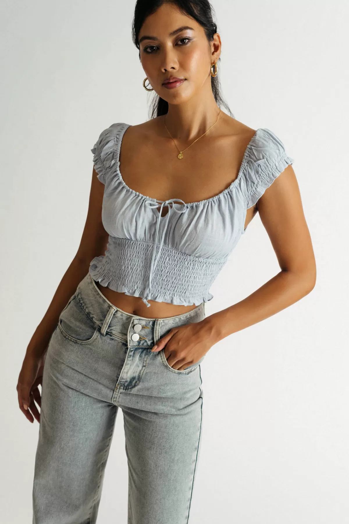 Tobi Lenora Crop Top - * Blouses & Shirts | Puff Sleeve Tops