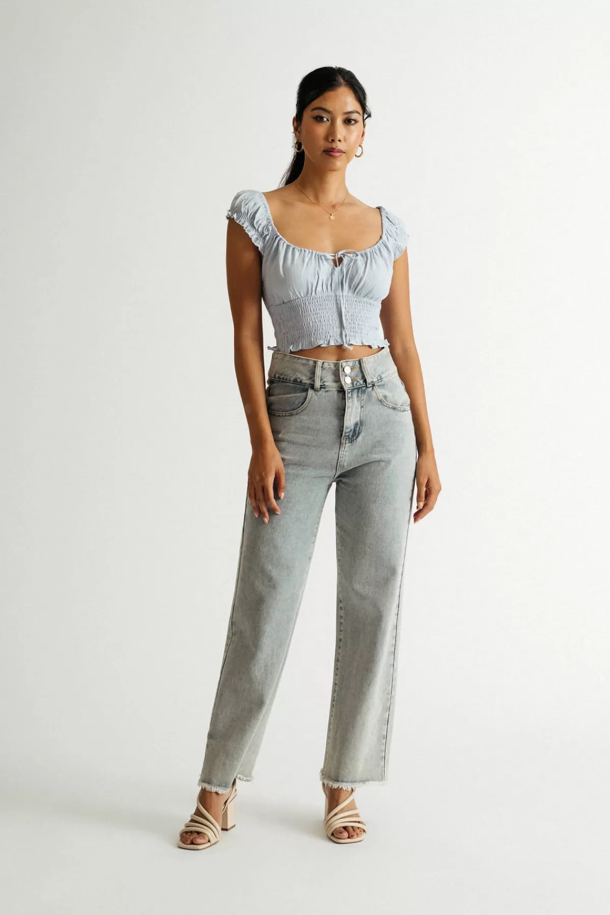 Tobi Lenora Crop Top - * Blouses & Shirts | Puff Sleeve Tops