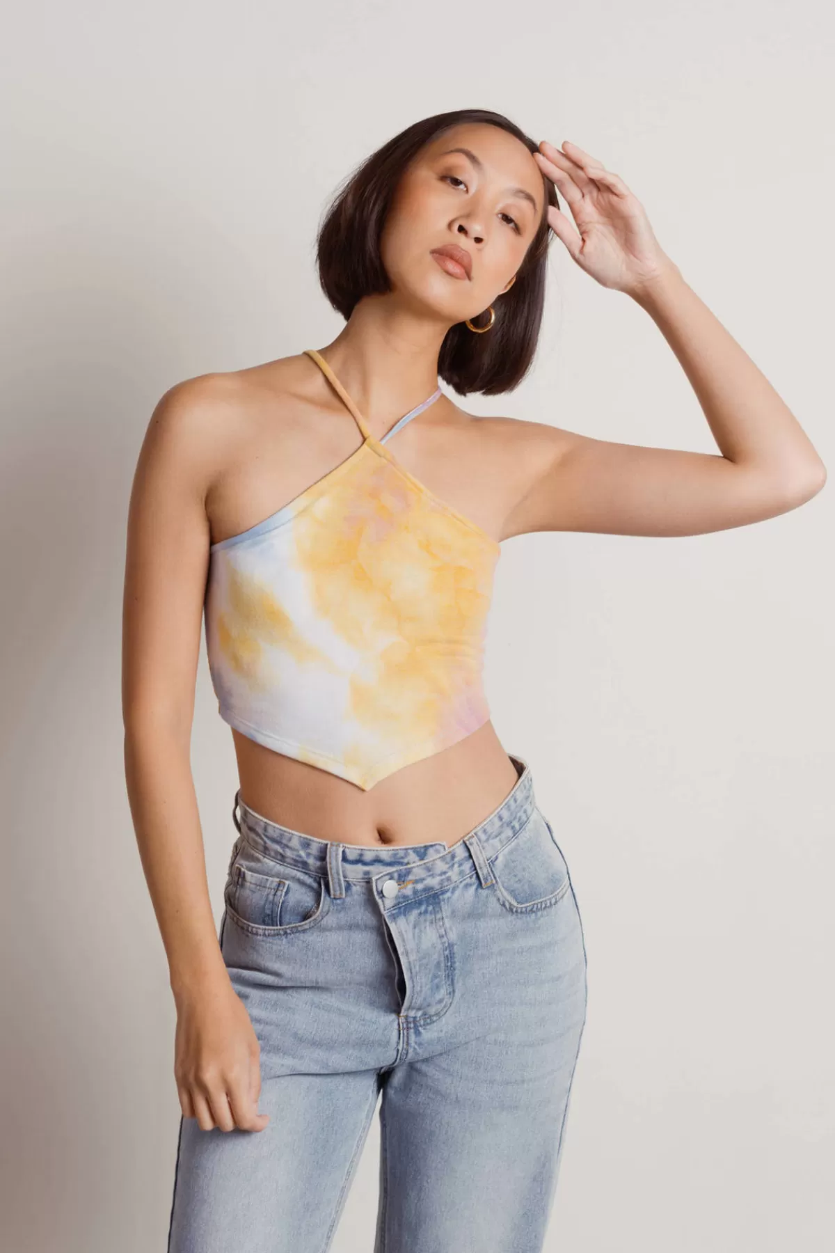 Tobi Look Over Here Crop Top - Rainbow* Beach Vacation Outfits | Crop Tops