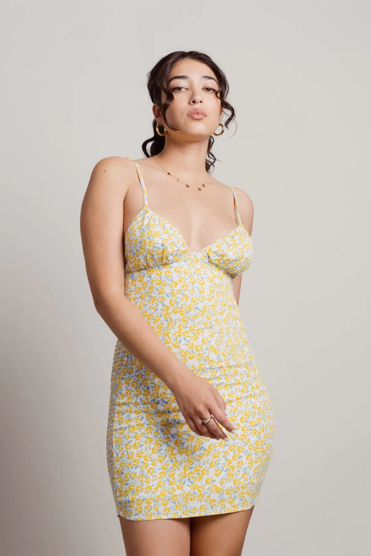 Tobi Love Interest Floral Bodycon Mini Dress - * Honeymoon Outfits | Resort Wear