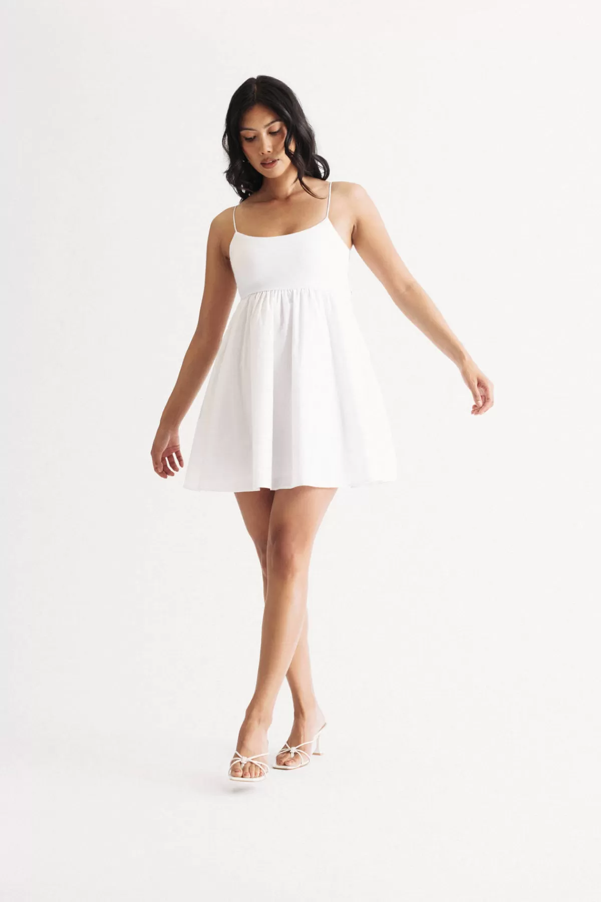 Tobi Mae Tie Strap Babydoll Skater Dress With Pockets* Honeymoon Outfits | Bump Friendly Dresses