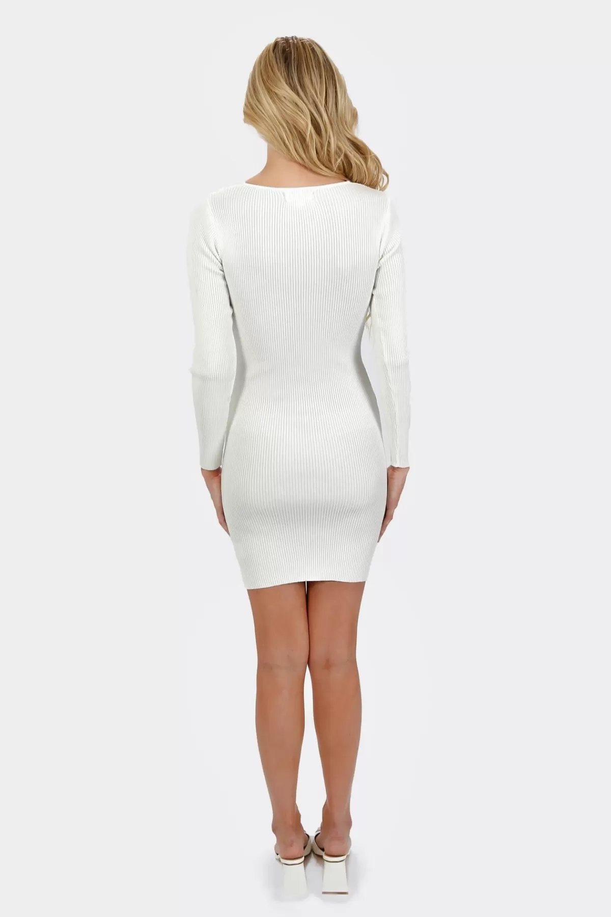 Tobi Maika Ribbed Cutout Mini Dress - * Rehearsal Dinner Dresses | Reception Dresses