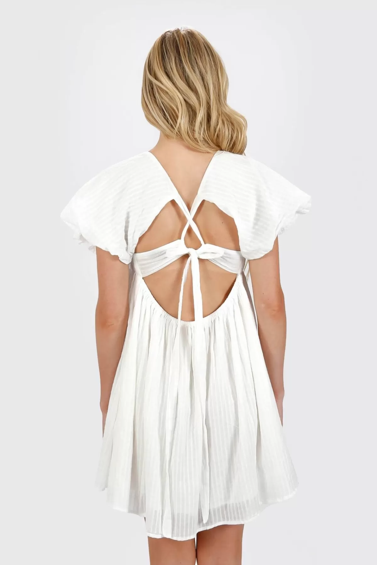 Tobi Marcelle Open Back A-line Mini Dress - * Rehearsal Dinner Dresses | Casual Wedding Dresses