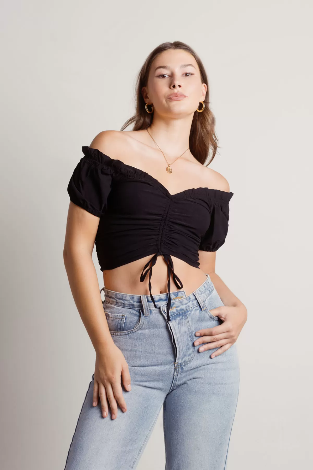 Tobi Margaret Crop Top - Sky Blue* 4Th Of July Fashion | Resort Wear