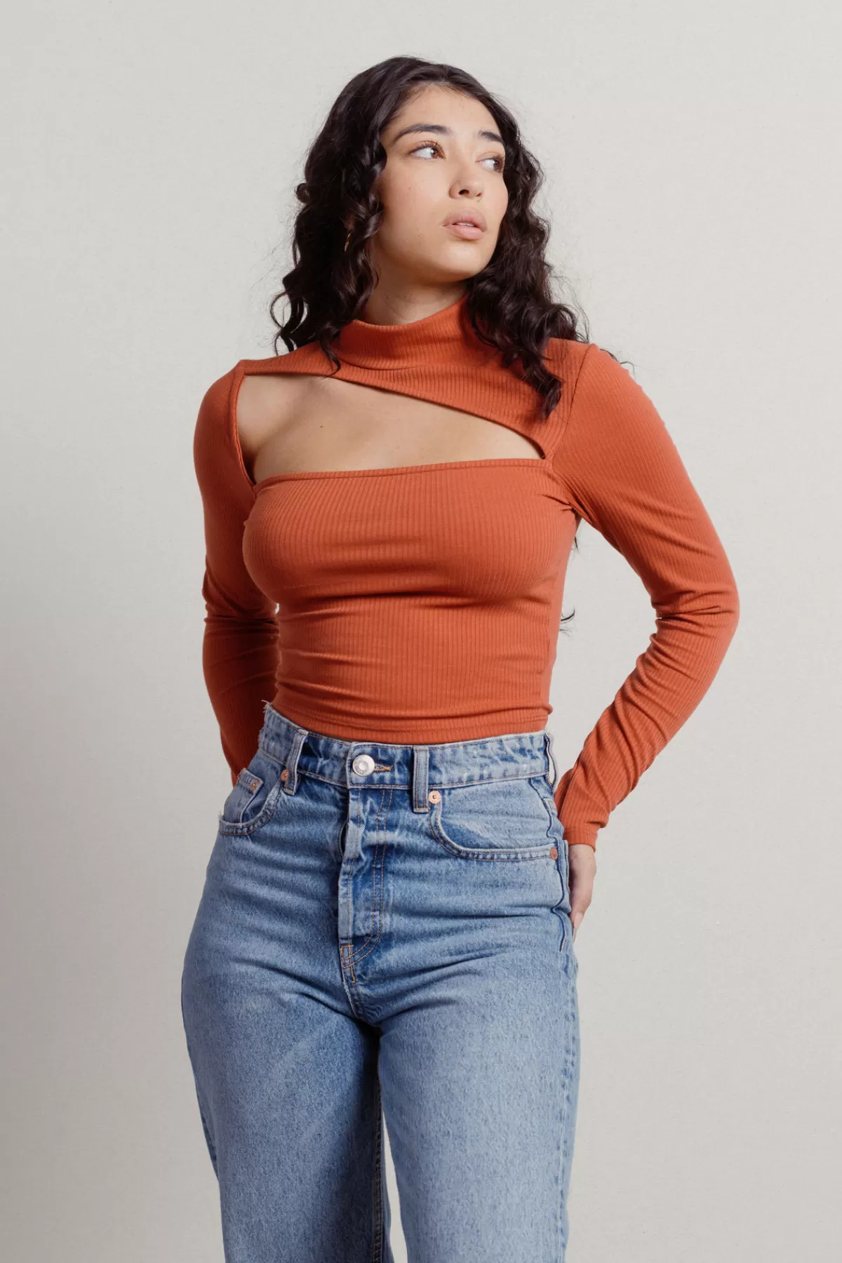 Tobi Mason Crop Top - * Long Sleeve Tops | Going Out Tops