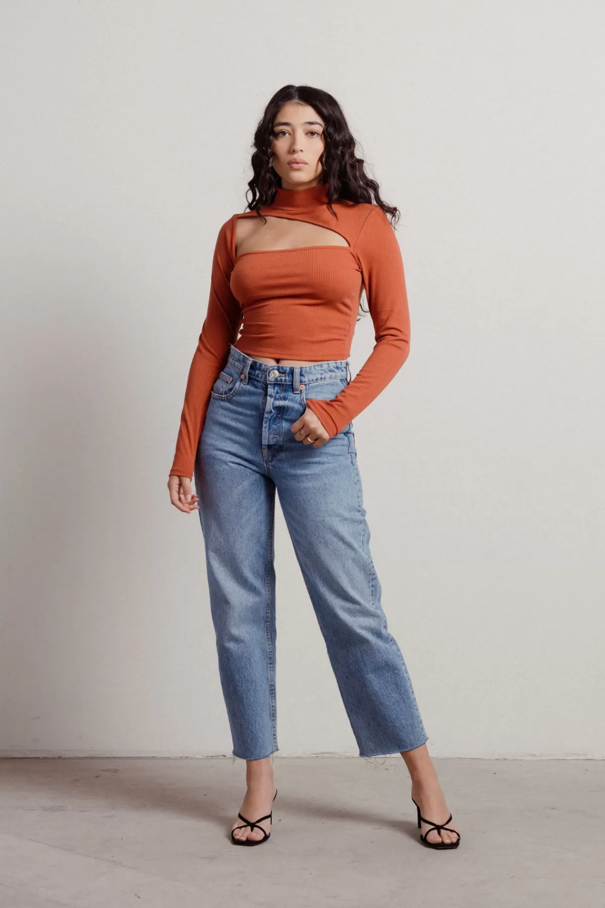 Tobi Mason Crop Top - * Long Sleeve Tops | Going Out Tops