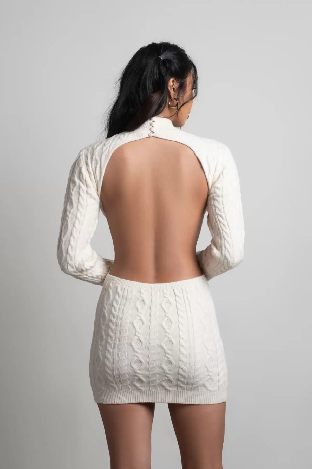 Tobi Maurissa Backless Sweater Mini Dress - * Reception Dresses | Bridal Shower Dresses