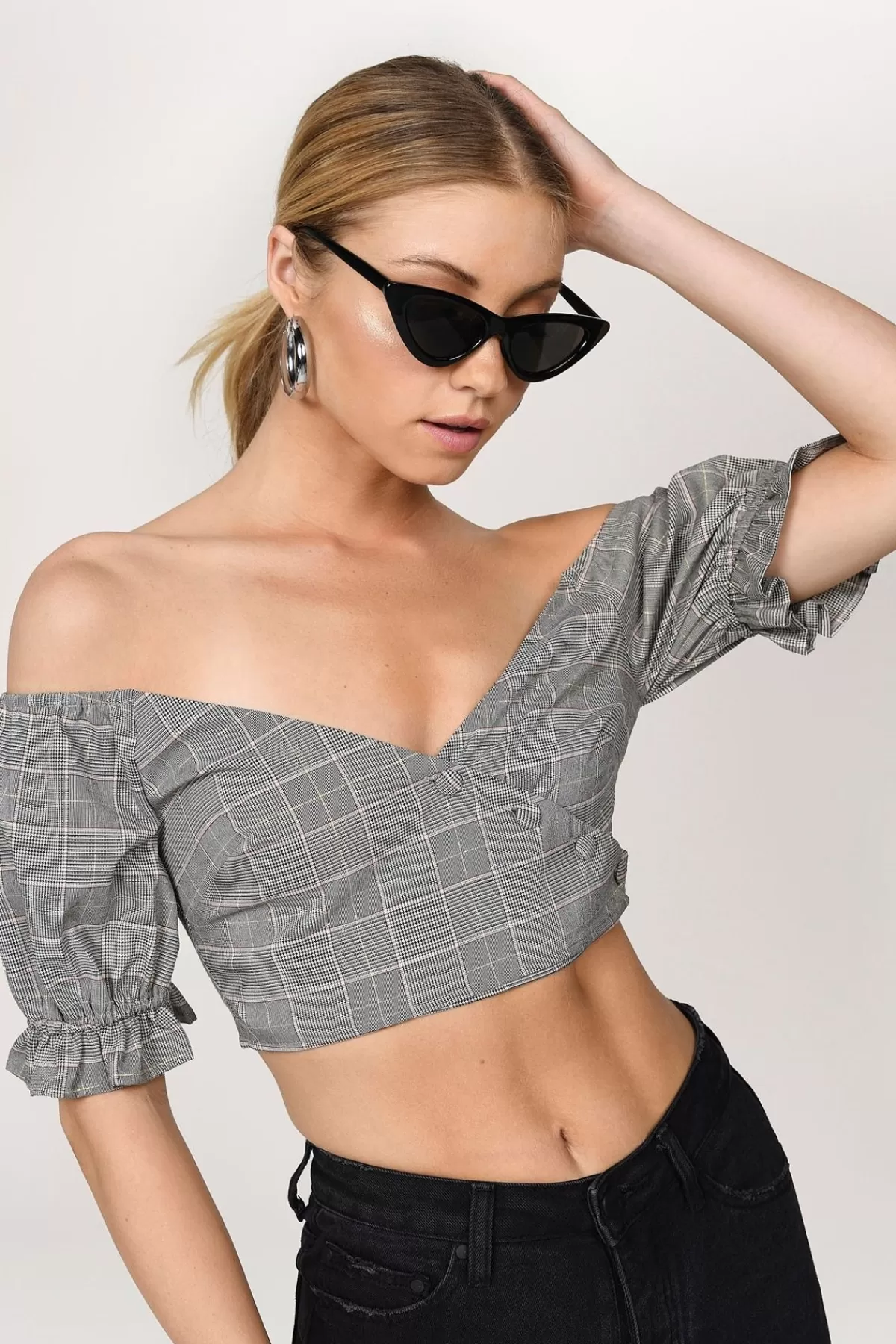 Tobi Mia Crop Top - * Night Club Outfits | Puff Sleeve Tops