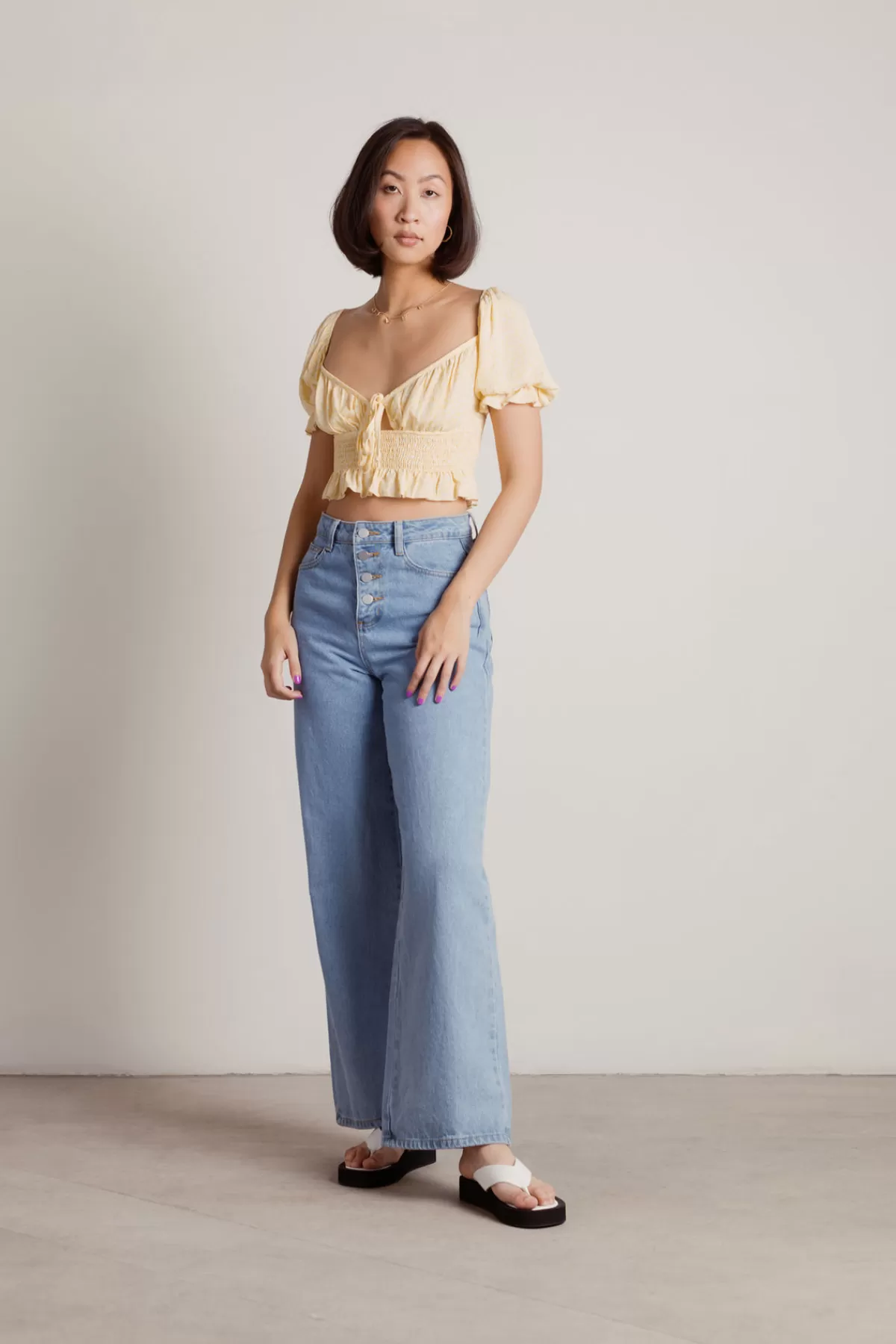 Tobi Minna Crop Top - * Blouses & Shirts | Puff Sleeve Tops