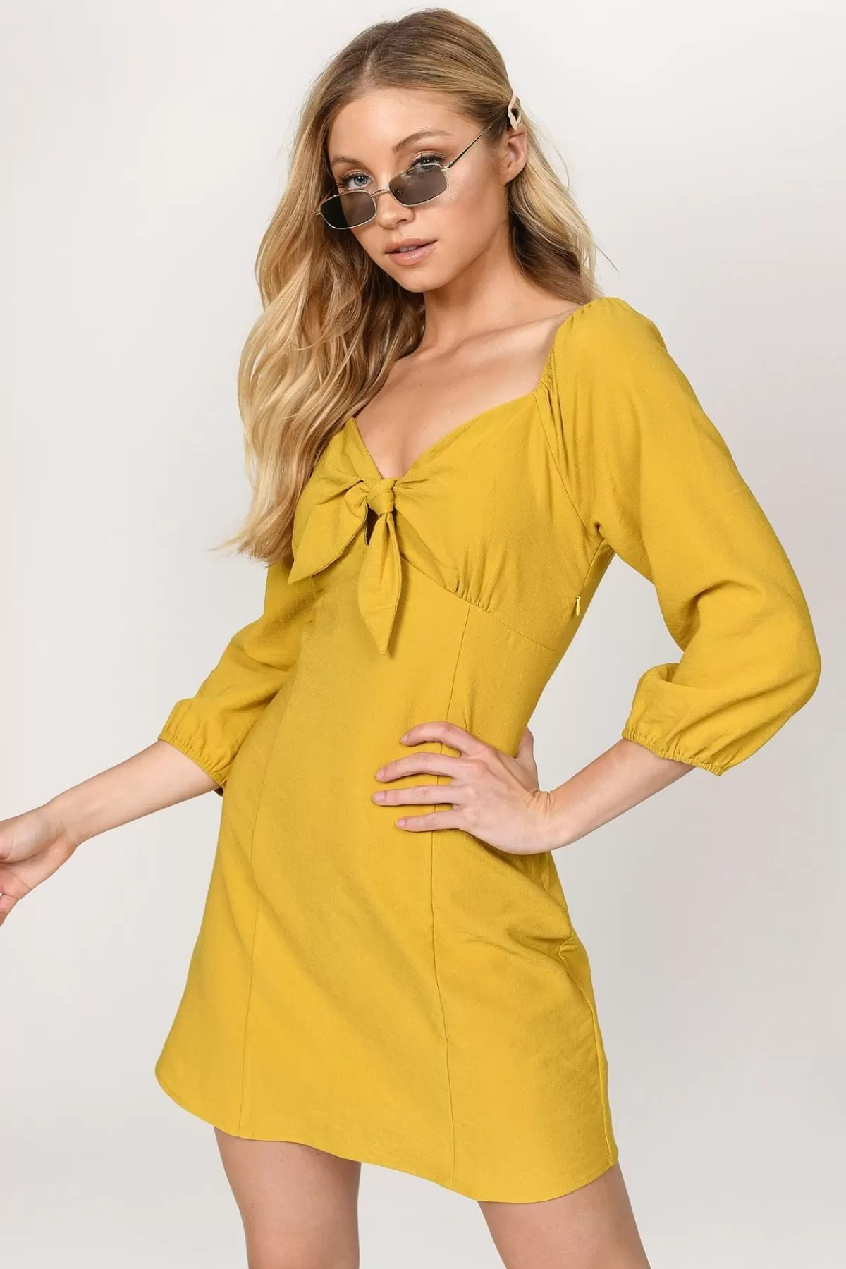 Tobi Missy Front Tie A-Line Mini Dress - * Beach Dresses | Birthday Outfits