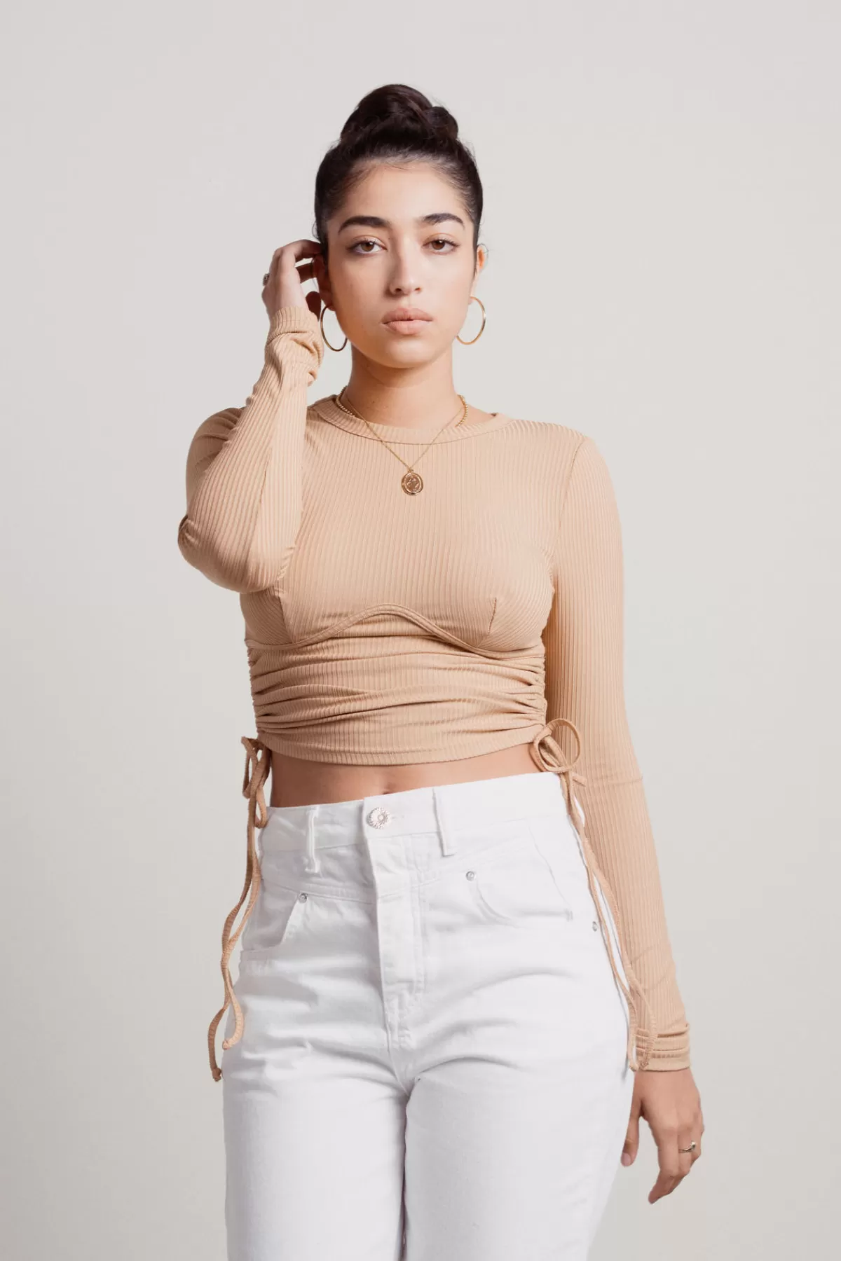 Tobi Mollee Crop Top - * Long Sleeve Tops