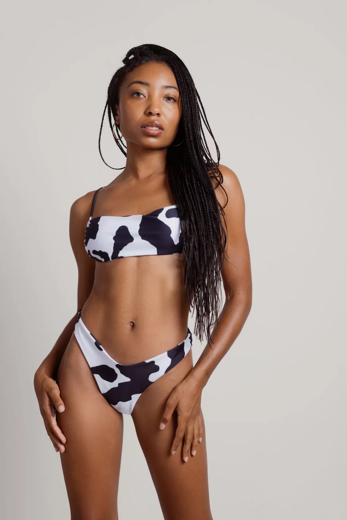 Tobi Moo-ve Over Cow Print Bikini Set - * Halloween Outfits | Resort Wear