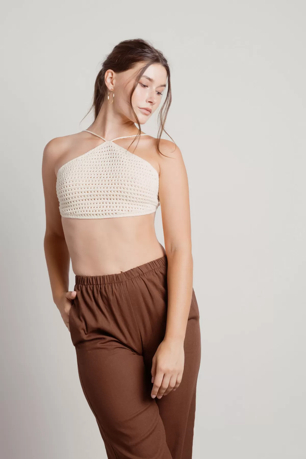 Tobi Morning Dew Crop Top - * Backless Tops | Crop Tops