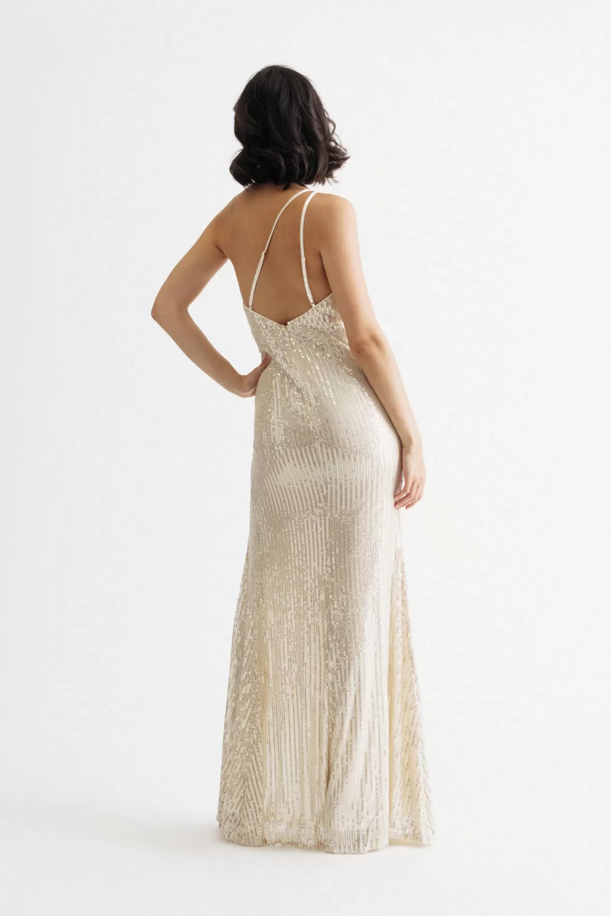 Tobi Muna Sequin High Slit Maxi Dress - * Reception Dresses | Bridal Shower Dresses