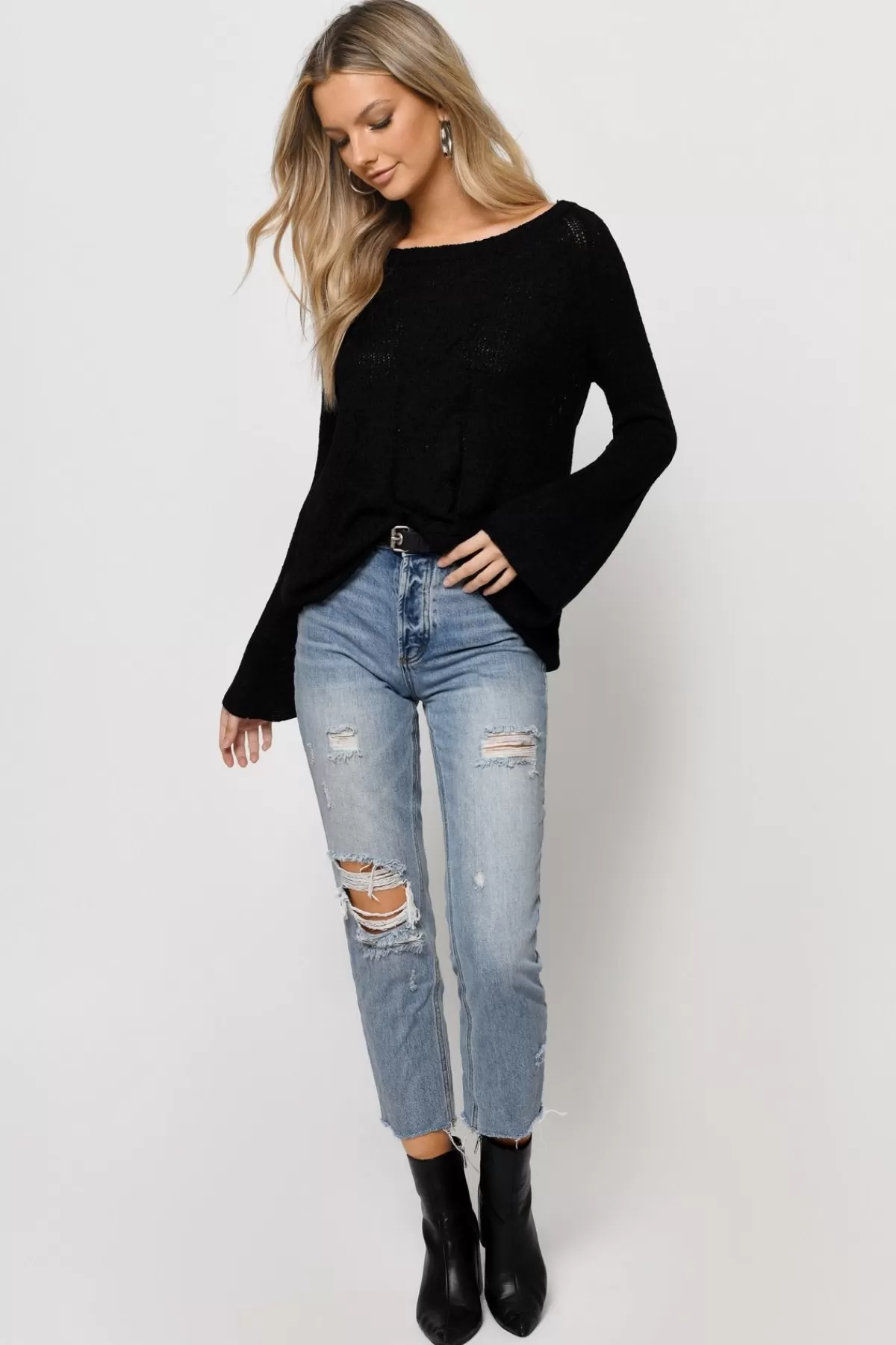 Tobi My Flare Lady Knit Sweater - * Sweaters & Cardigans