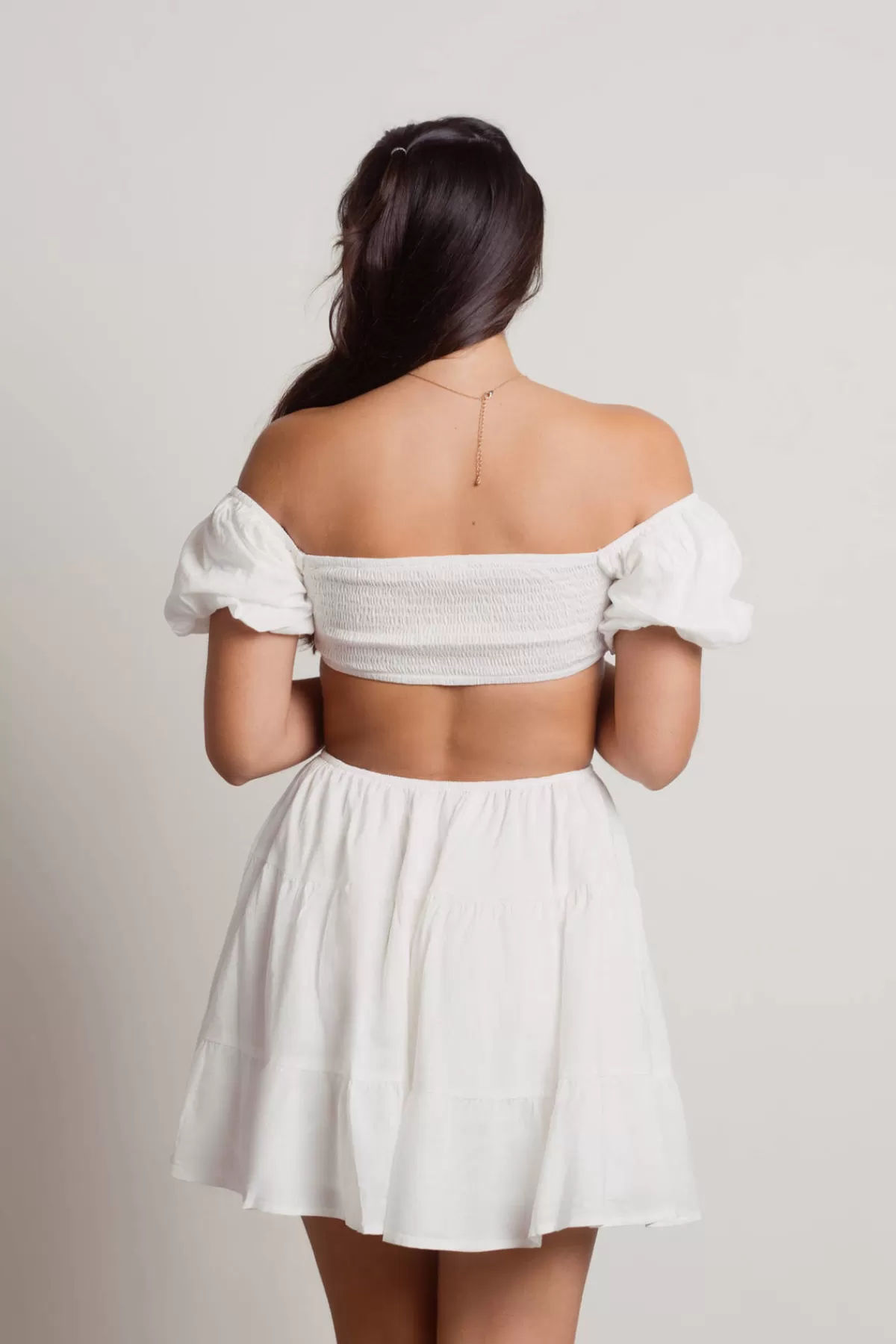 Tobi My Treat Tiered Skater Mini Dress - * Honeymoon Outfits | Bump Friendly Dresses