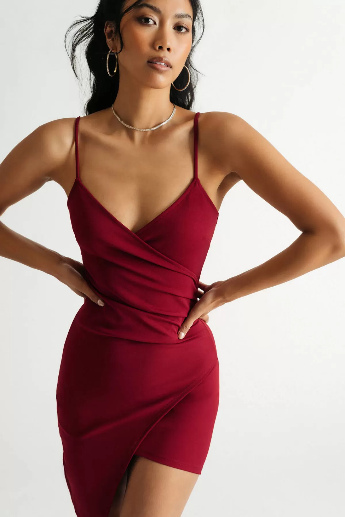 Tobi Natasha Cami Bodycon Midi Dress - Red* Bachelorette Party Dresses | Summer Wedding Guest Dresses