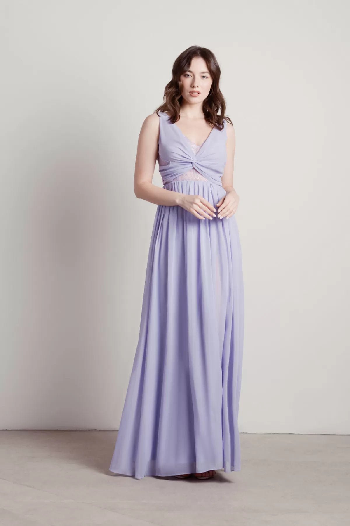 Tobi Natasha Front Twist Slit Maxi Dress - * Bump Friendly Dresses | Mother Of The Bride Groom Dresses