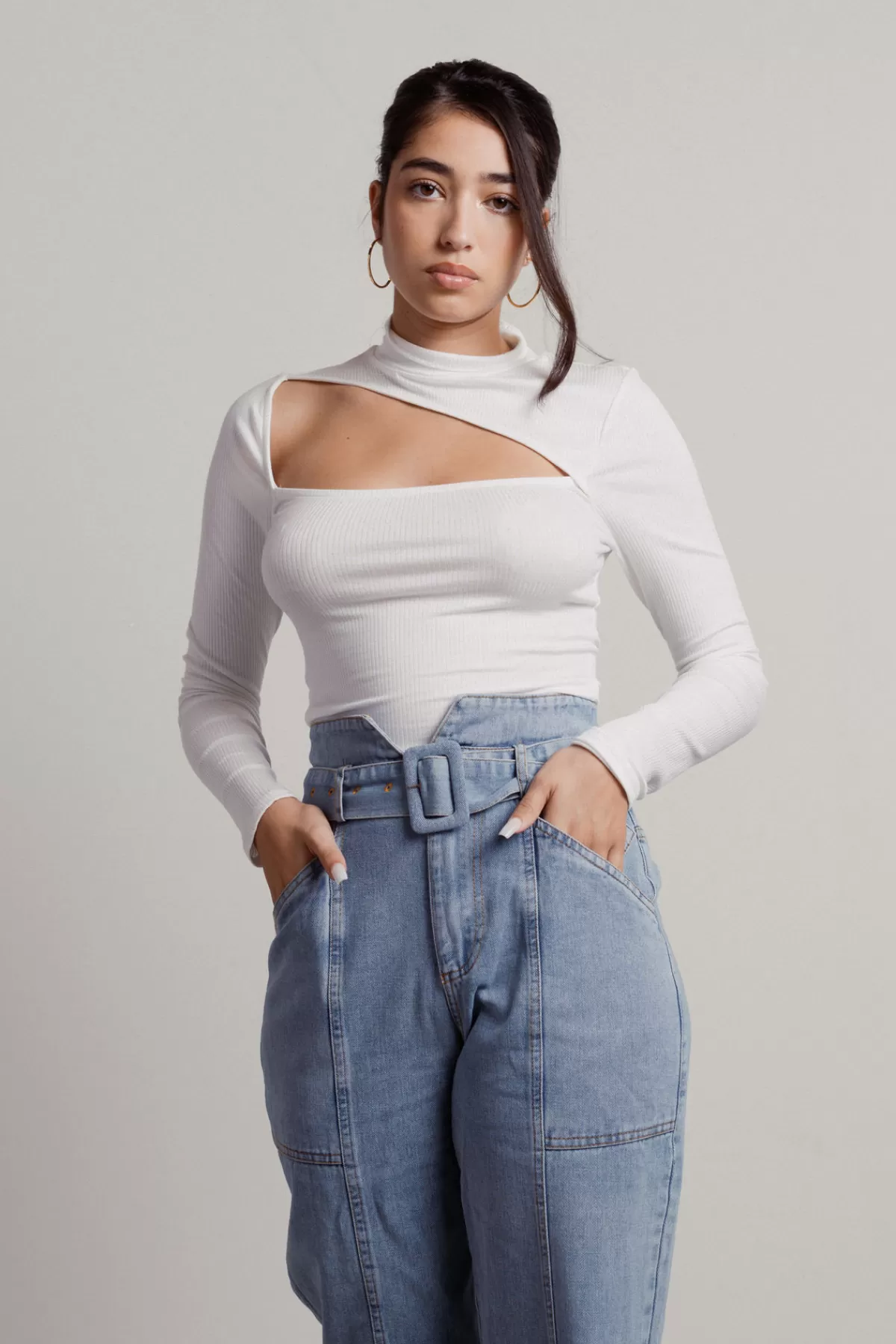 Tobi Nayvadius Crop Top - * Long Sleeve Tops | Going Out Tops