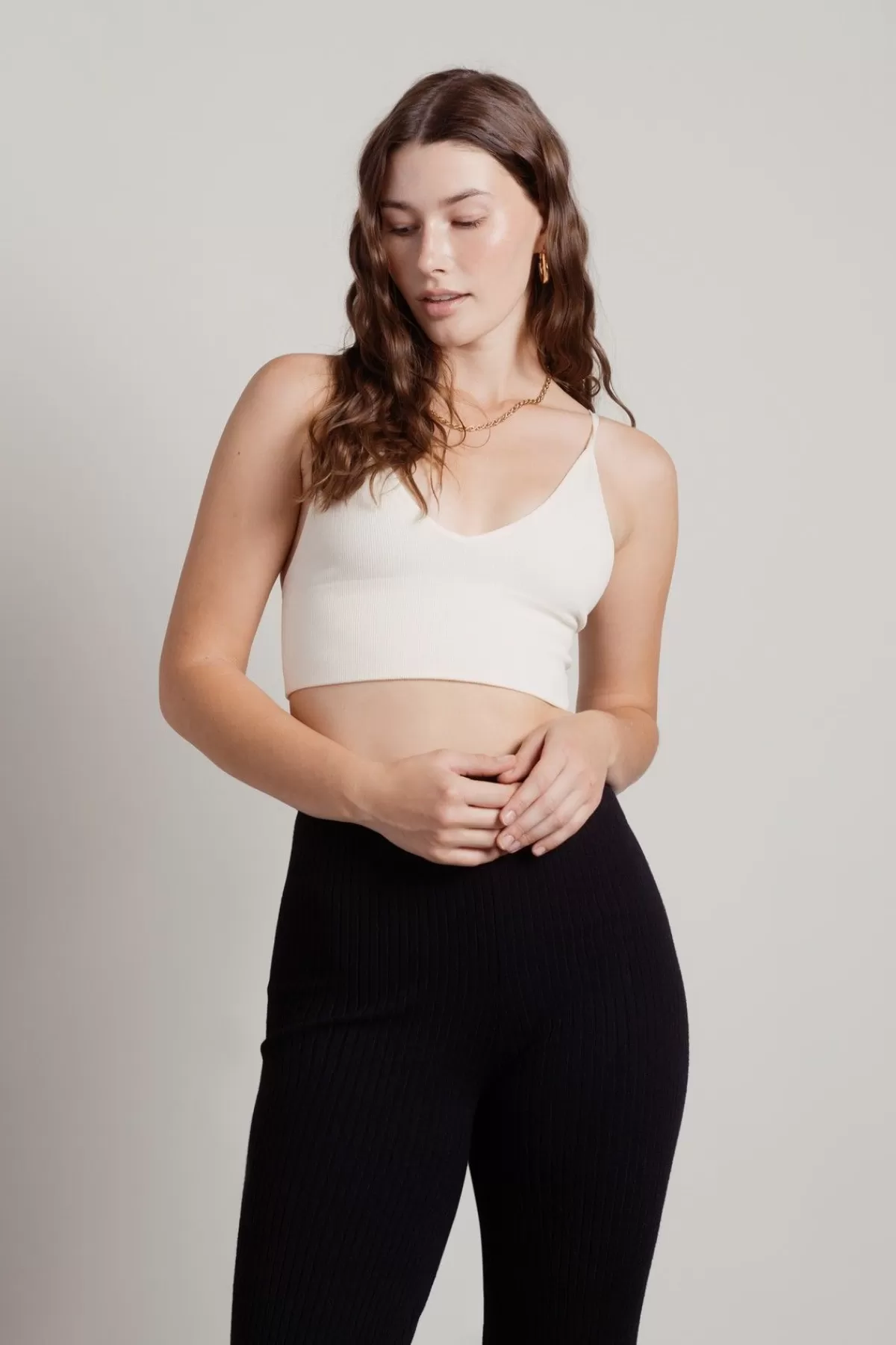 Tobi No Doubt Crop Top - Cream* Night Club Outfits | Going Out Tops