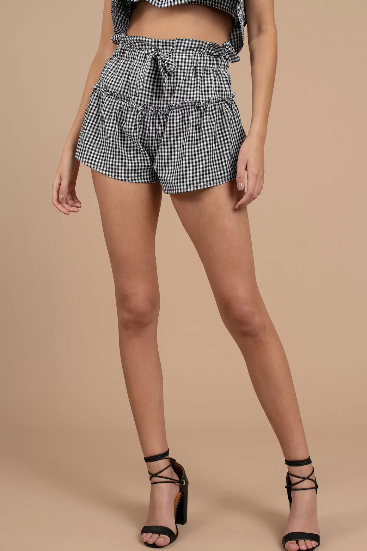 Tobi No Pressure Gingham Shorts - * Shorts