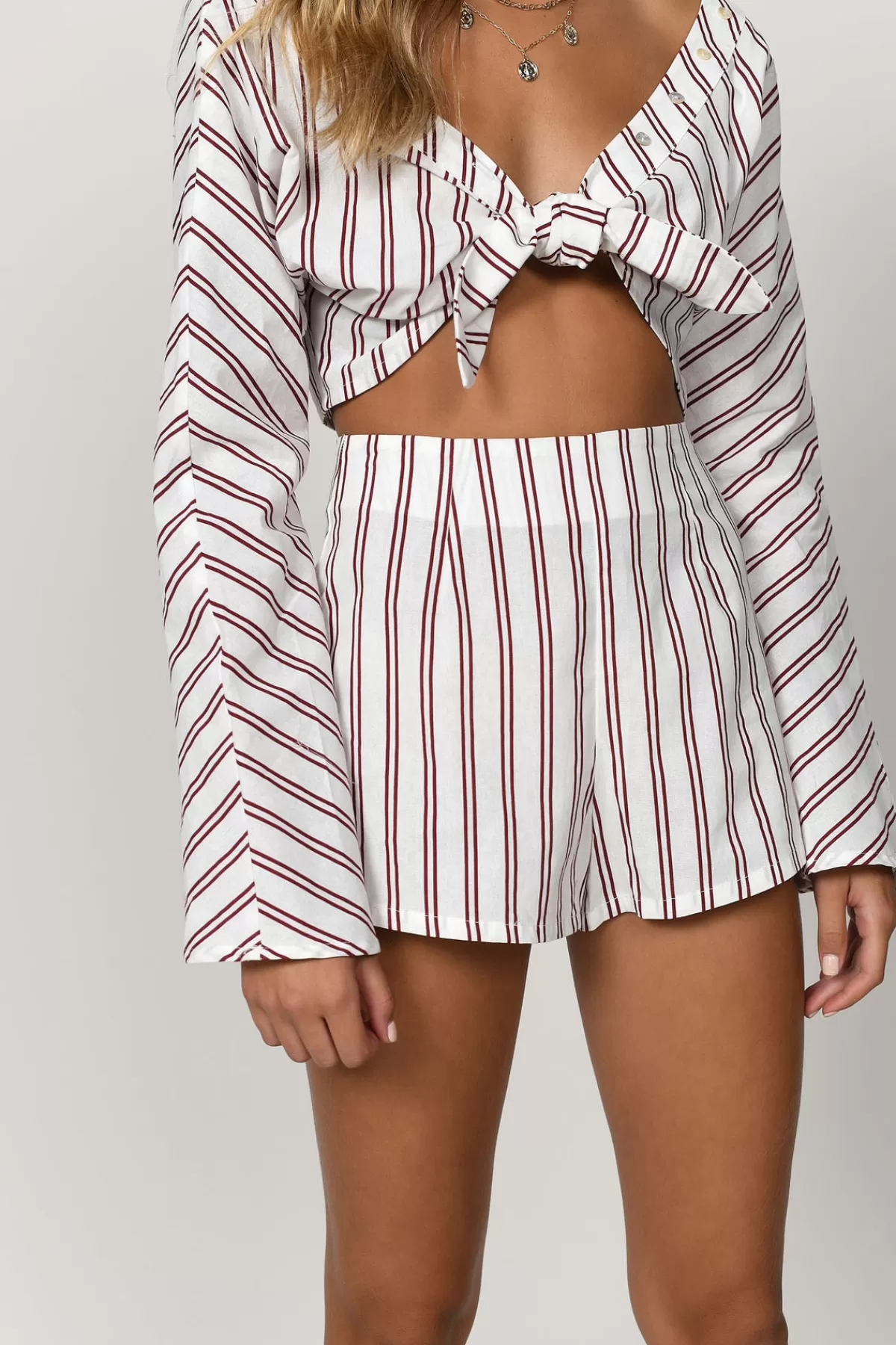 Tobi Noelle Striped Shorts - * Valentines Day Outfits | Beach Vacation Outfits