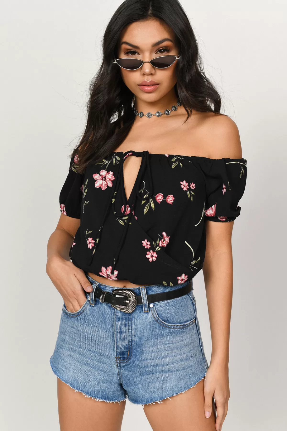 Tobi Not Your Girl Crop Top - * Valentines Day Outfits | Off The Shoulder Tops