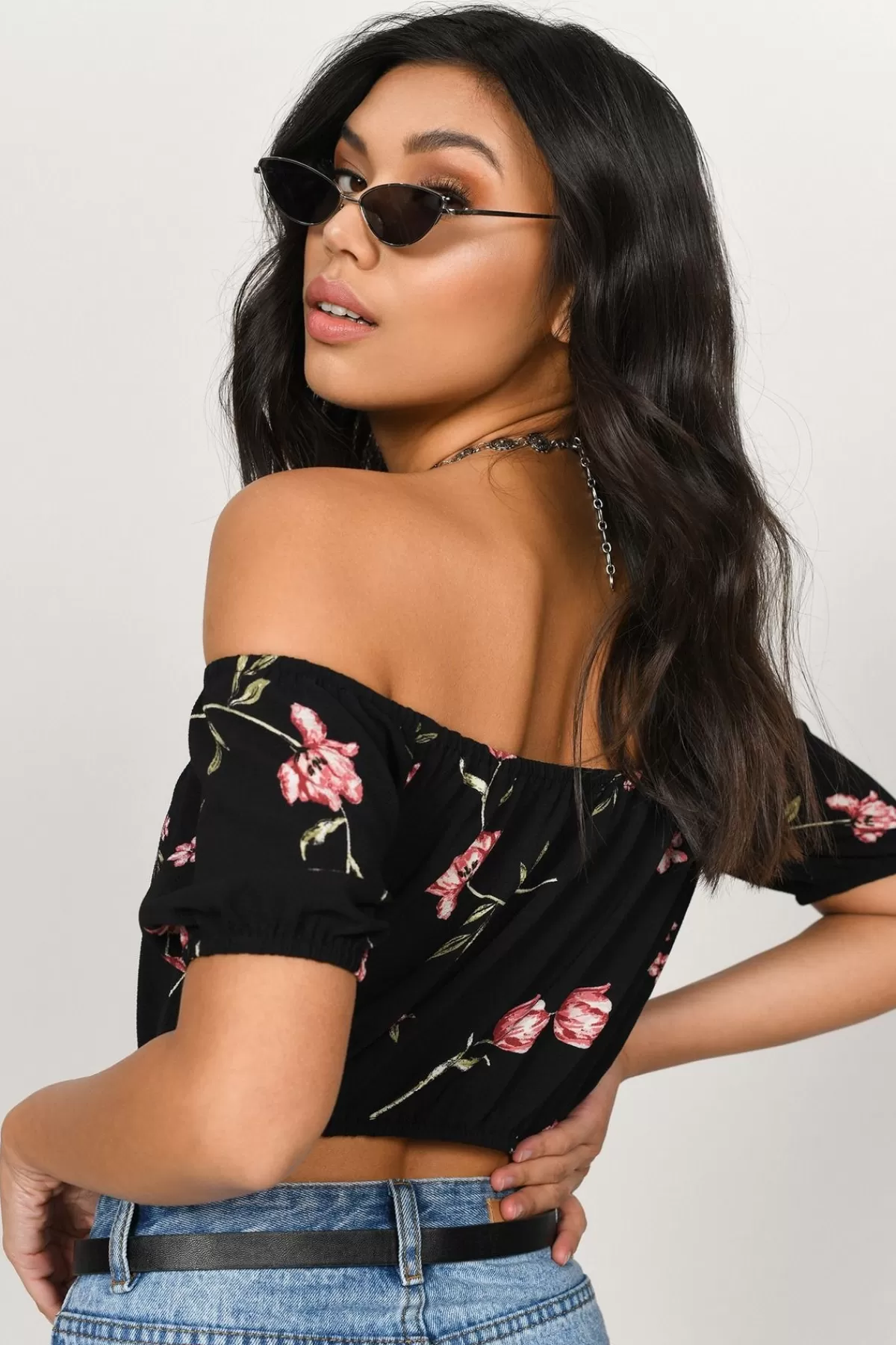 Tobi Not Your Girl Crop Top - * Valentines Day Outfits | Off The Shoulder Tops