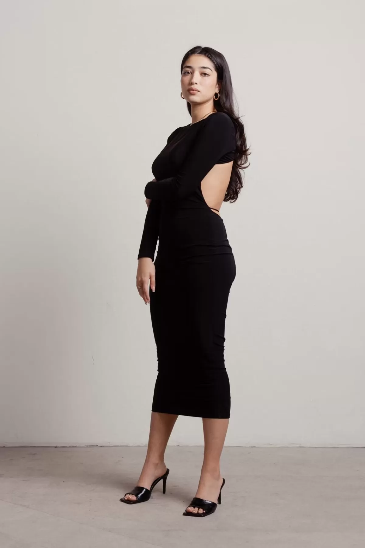 Tobi Nya Open Back Bodycon Midi Dress - * Black Tie Wedding Guest Dresses | Valentines Day Outfits