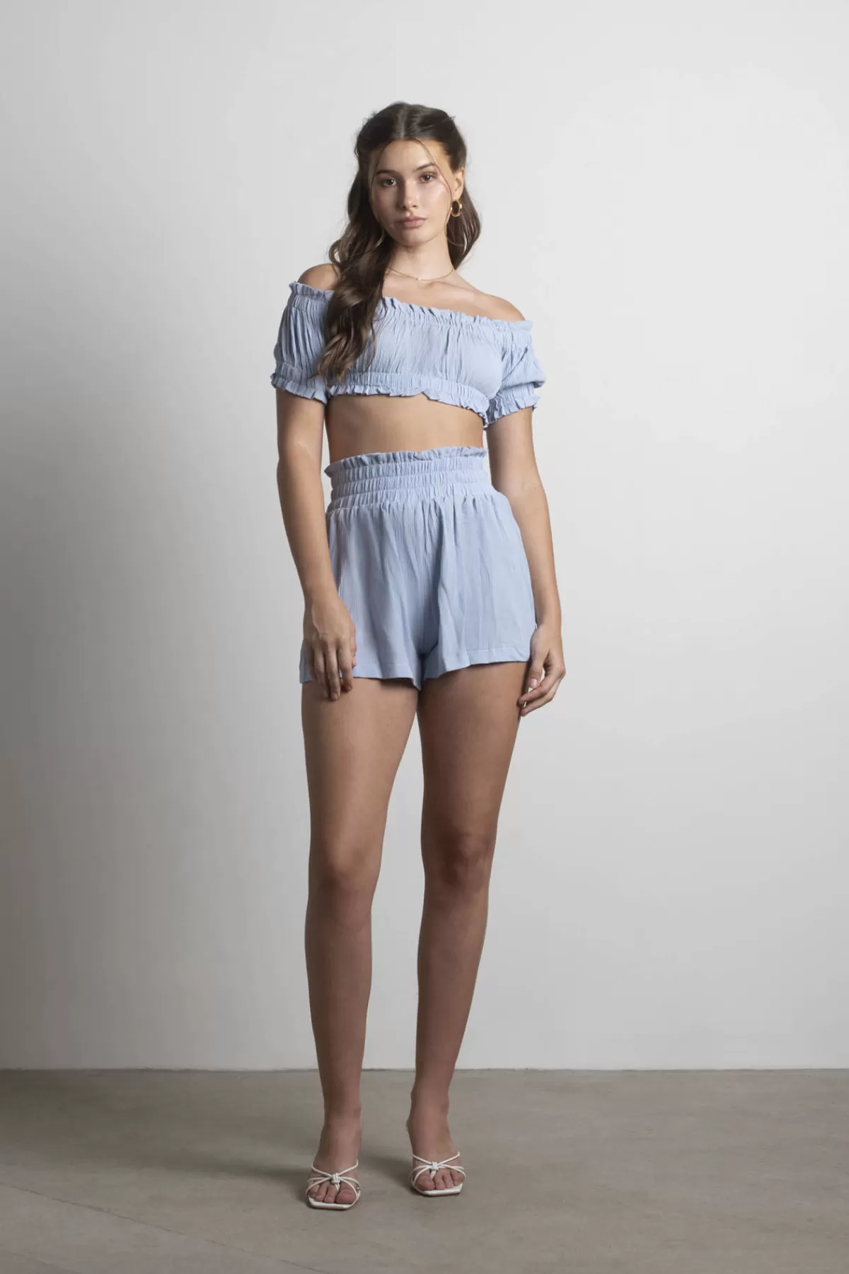 Tobi Oke Smocked Crop Top And Short Set - * 4Th Of July Fashion | Resort Wear