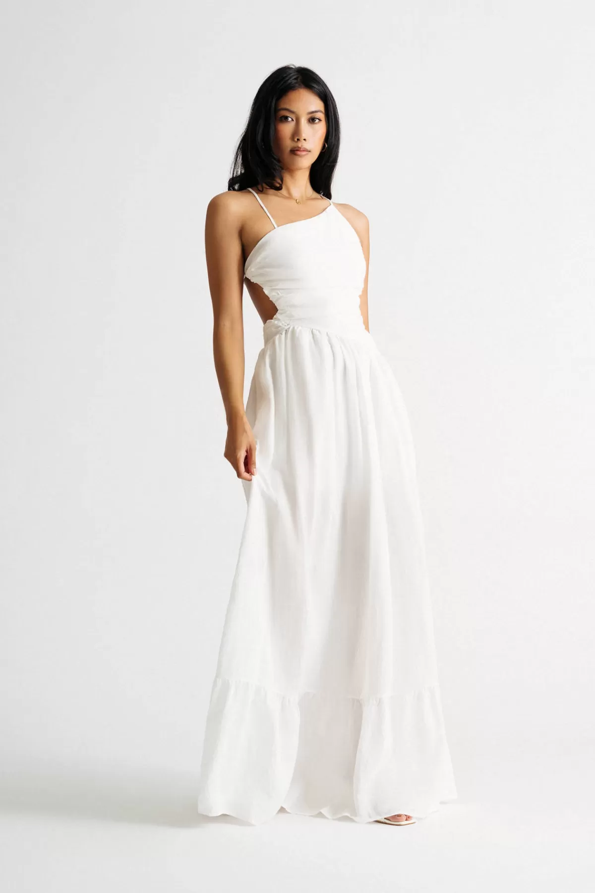 Tobi On A Journey Asymmetrical Backless Maxi Dress* Honeymoon Outfits | Bridal Shower Dresses