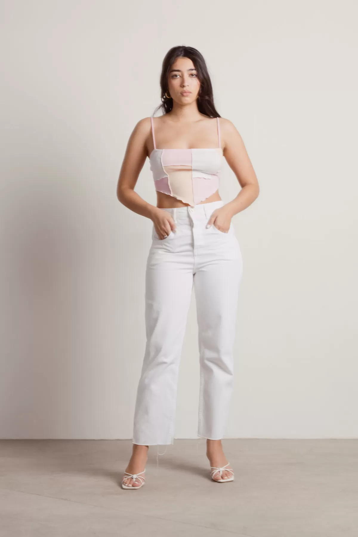 Tobi On Your Mind Crop Top - Blue* Beach Vacation Outfits | Crop Tops