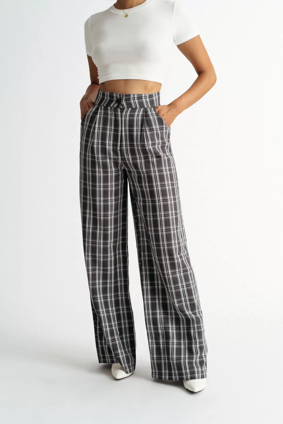 Tobi Only Want You Wide Leg Pants - Black Multi* Holiday Gift Guide | Pants