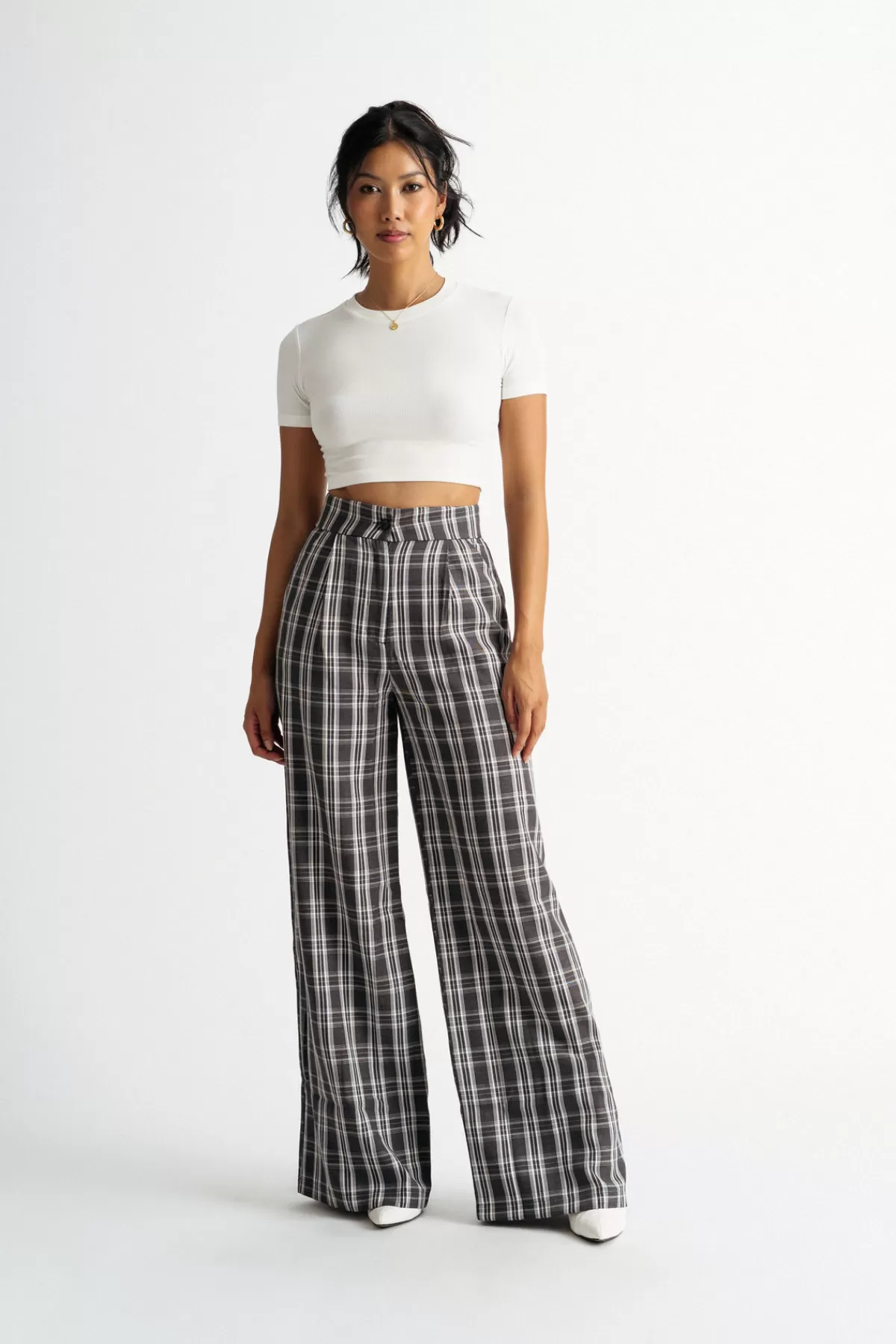 Tobi Only Want You Wide Leg Pants - Black Multi* Holiday Gift Guide | Pants