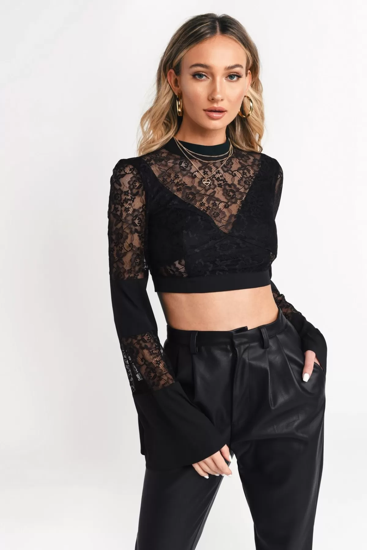 Tobi Past Midnight Crop Top - * Valentines Day Outfits | Halloween Outfits